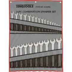 26 Piece Combination Spanner Set (Handy Tool Roll)